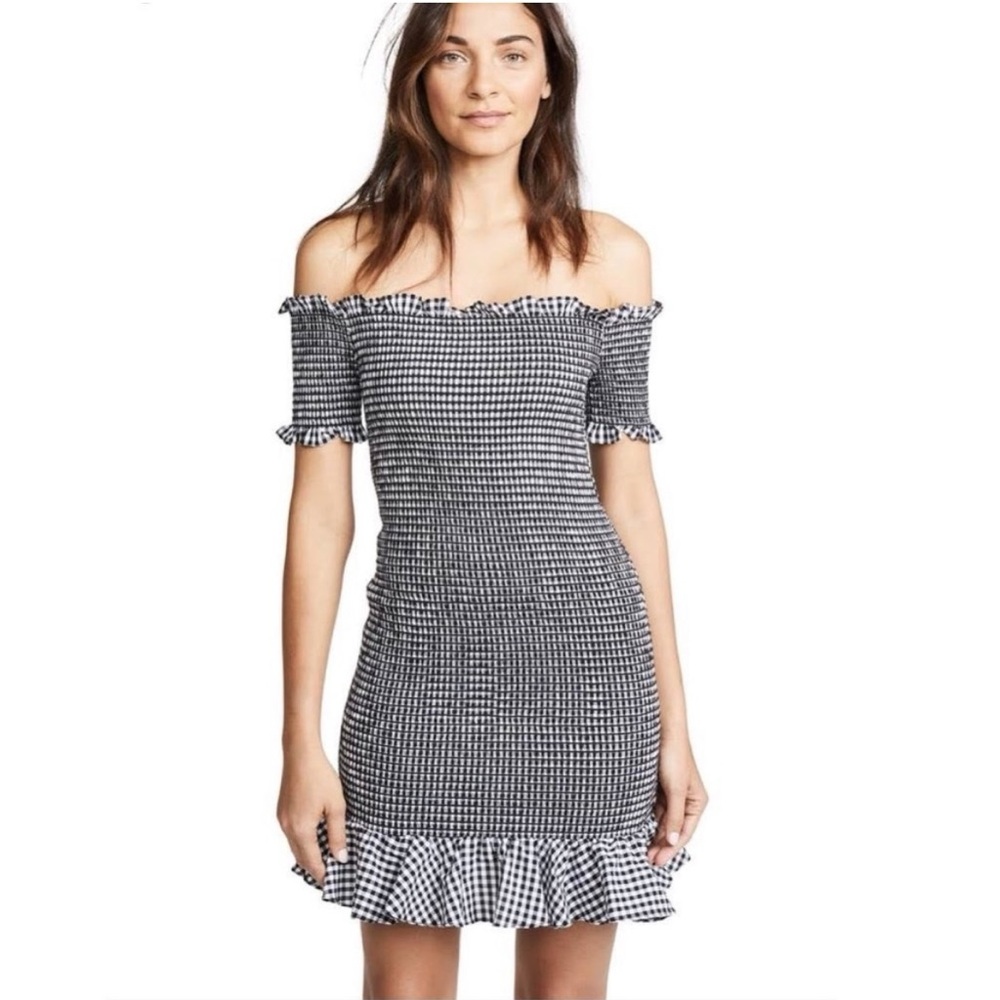 Wayf Gingham Dress